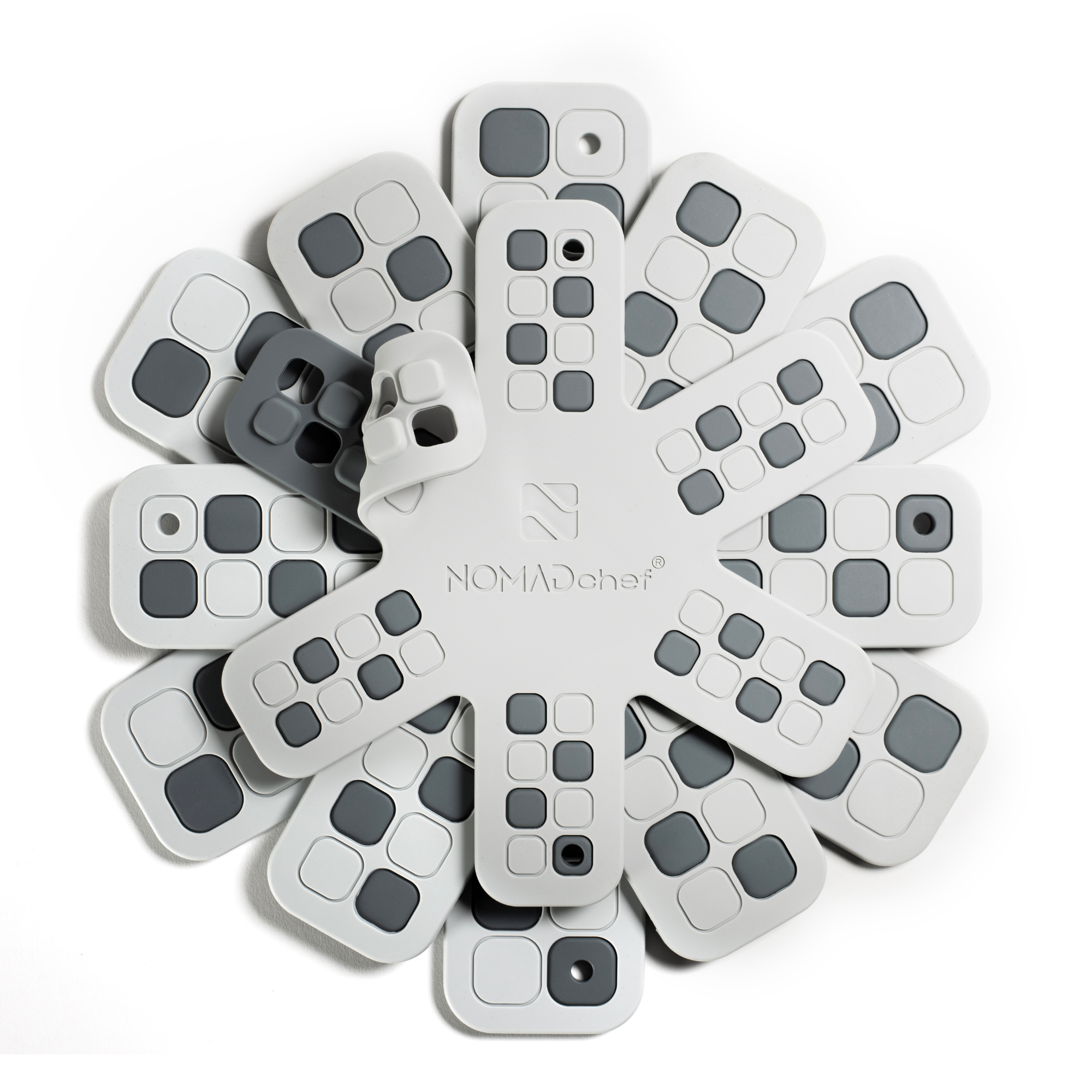 NOMADchef HeatPanGuard Snow & Slate Collection
