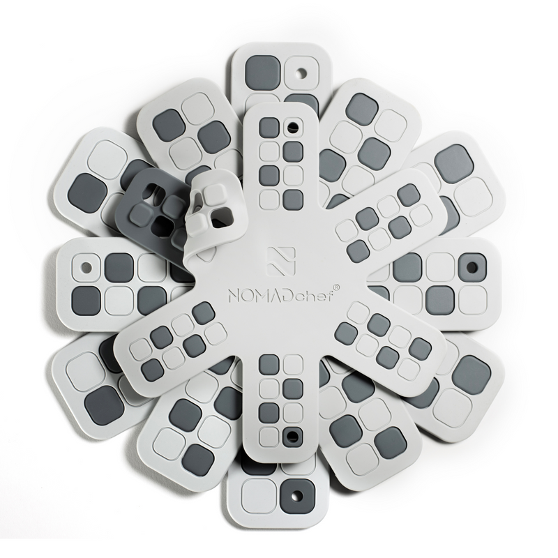 NOMADchef HeatPanGuard Snow & Slate Collection