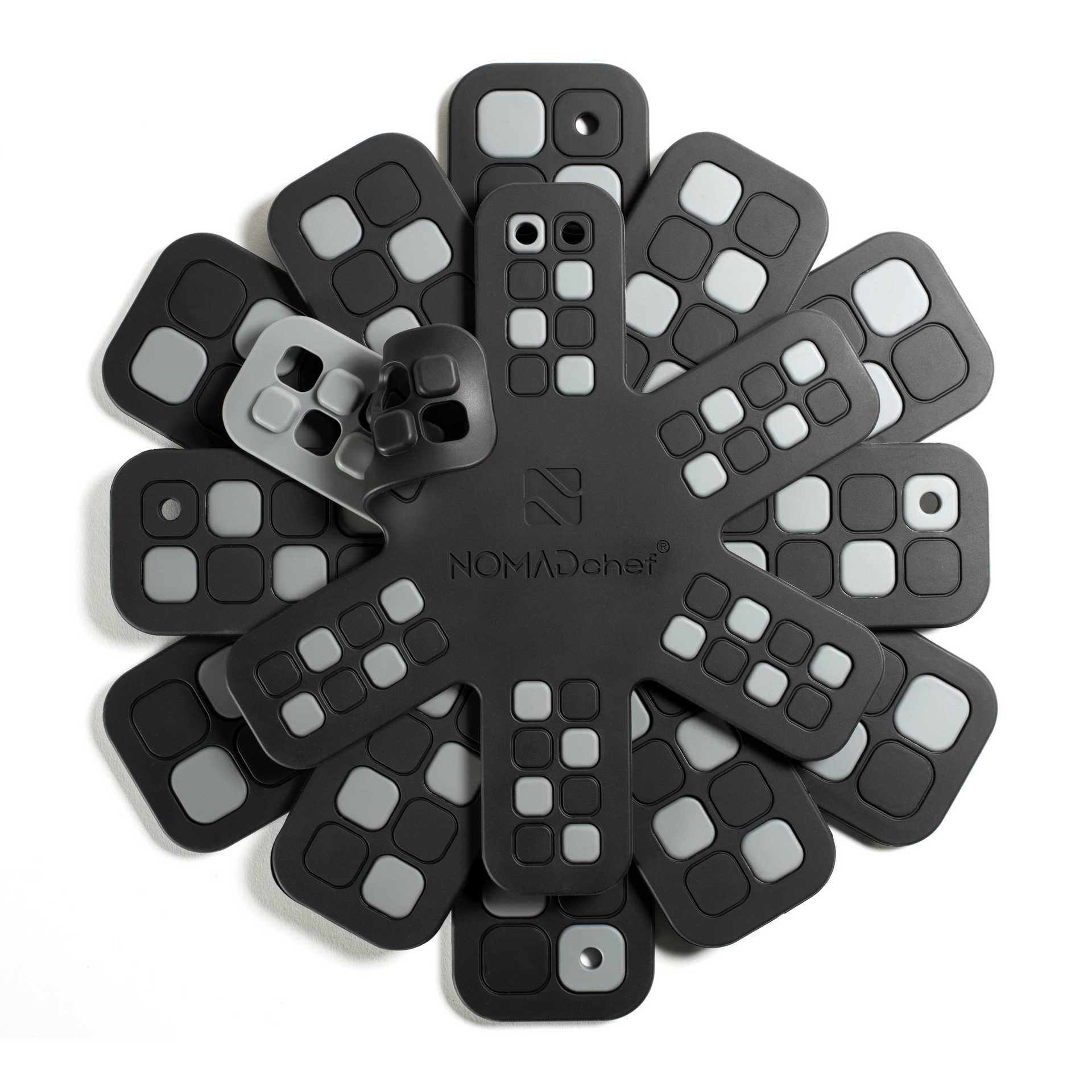 HeatPanGuard™ Set (S/M/L) – Charcoal & Stone - Charcoal & Stone / Set